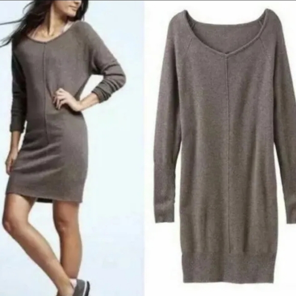 ATHLETA CASHMERE ADI MUDRA SWEATER DRESS - Picture 1 of 7
